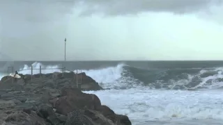 El Porto Jetty El Niño Swell, January 6, 2016