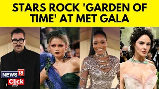 Met Gala 2024 | Met Gala Red Carpet | Stars Shine In 'The Garden Of Time' Dress Code | N18V