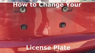 How to Change Your License Plate