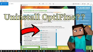 How to Delete/Uninstall OptiFine 1.16.5 in Minecraft Java Edition Tlauncher