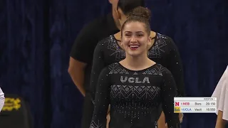 Does Norah Flatley Get a 9.750 on Vault Without Warming Up? - Nebraska at UCLA 2019