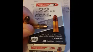 Testing out the New Aguila Interceptor Hollow Point!