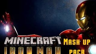 Minecraft pocket edition iron man hall of armor mash up pack trailer 2