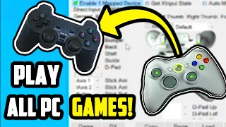 How To Play All PC Games With A USB Gamepad | Play All Games With A Generic USB Controller/Joystick