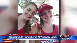 Vigil held for deadly crash victim