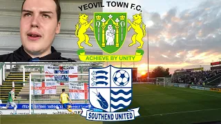 YEOVIL TOWN VS SOUTHEND|2-0| ANGRY FANS & RUBBISH FOOTBALL SEALS BLUES FATE!!