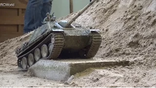 RC Tanks Panzer Tiger Leopard 2 StuG III ♦ Treffpunkt Modellbau Paaren 2016