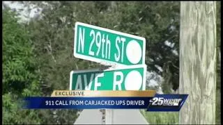 911 calls from carjacked UPS driver released