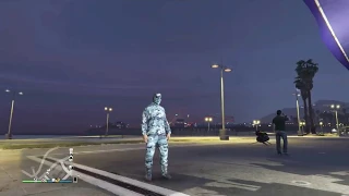 GTA 5 ONLINE TRAJE COMBATE AZUL !