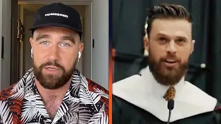 Travis Kelce REACTS to Harrison Butker's Commencement Speech