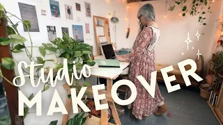 ✨COMPLETE OFFICE MAKEOVER & STUDIO TOUR | Cleaning, Organising, Decluttering