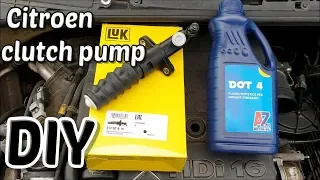 How to Replace the Clutch Pump On The Citroen C3