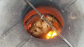 tandoori chicken recipe | Chicken roast in tandoor | meat in tandoor| Clay oven