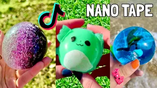 DIY NANO TAPE BUBBLE & NANO TAPE IDEAS with ORBEEZ! 😱🫧 How to Make a Nano Tape Squishy Compilation