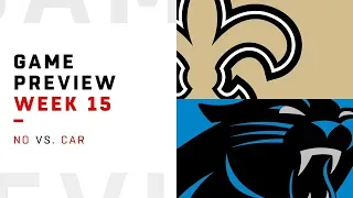 New Orleans Saints vs. Carolina Panthers | Week 15 Game Preview | Move the Sticks