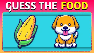 Can you guess the food by emoji?🍔🍹 | Food and Drink by Emoji Quiz |30 ultimate levels