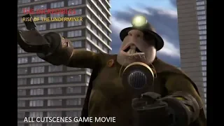 The Incredibles Rise Of The Underminer All Cutscenes  (PS2,Gamecube,XBOX And PC)