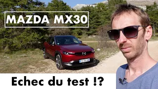 Mazda MX30 - Mon test à la montagne malheureusement écourté