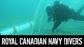 Royal Canadian Navy Divers Underwater Mine Countermeasure Operations - 13TAC MILVIDS