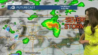 Denver weather: 70s return Wednesday, severe storms on plains