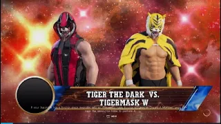 WWE 2K22 Tiger the Dark vs Tiger Mask W