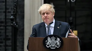 Rücktritt: Boris Johnson gibt sich geschlagen | AFP