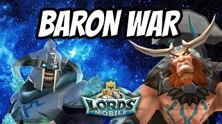 Going For Baron Against A 5 Piece Emperor Account! Lords Mobile