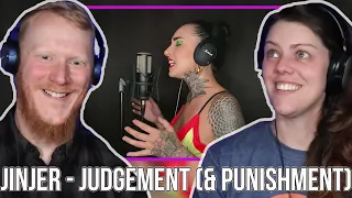 COUPLE React to JINJER - Judgement (& Punishment) One Take Vocal Performance | OFFICE BLOKE DAVE