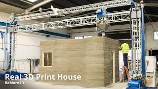 Real 3D Print House by BE MORE 3D