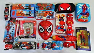 Ultimate Collection of Spider man Toys😱Helicopter, Geometry Box, Projector Watch, Mask, Spinner, Pen