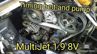 JTD and Mjet 1.9 8V or 2.4 10V, TIMING BELT JTDm Mjet engines | Opel Saab and others. Full tutorial!