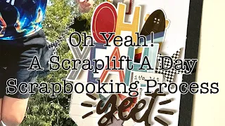 Day 7-A Scraplift a Day (Jan) | Scrapbooking Process