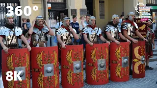 Roman Games Festival (Ptuj) on the Danube Trail of Slovenia - VR 360 8k