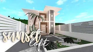 - Sunset Modern Loft - Bloxburg Speedbuild - Nixilia