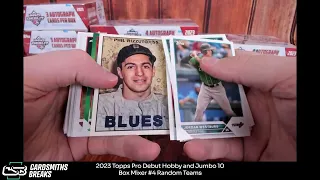 2023 Topps Pro Debut Hobby and Jumbo 10 Box Mixer #4