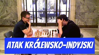 GM Mateusz Bartel - IM Krystian Kuźmicz (Atak Królewsko-Indyjski) | Szansa Chess Open 2021