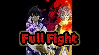 Natsu vs Zeref full fight | Fairy tail | English sub