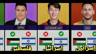 لاعبين يدعمون 🇮🇱 ضد لاعبين يدعمون 🇵🇸2023###