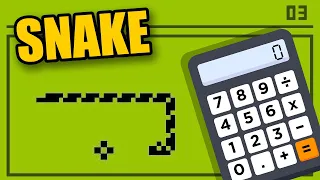 Programé un SNAKE en una CALCULADORA