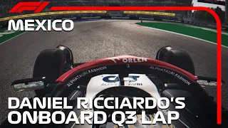 Daniel Ricciardo's Onboard Q3 Lap | 2023 Mexico City Grand Prix | Assetto Corsa