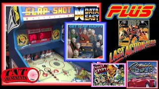 #1413 Data East SLAPSHOT-LAST ACTION HERO-KISS-TALES FROM CRYPT Pinball Machines- TNT Amusements