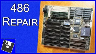 Repairing A Vintage Gigabyte 486 VLB Motherboard!