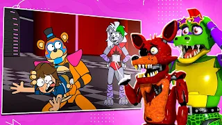 Roxanne Wolf HATES Glamrock Freddy?! (PIEMATIONS ANIMATIONS) REACT with Monty Gator