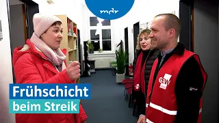 Wenn andere noch schlafen: Streik in Dresden | MDR um Zwei | MDR