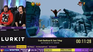 Crash Bandicoot N. Sane Trilogy [Any% (Crash 2)] by Alaapo - #ESAWinter23