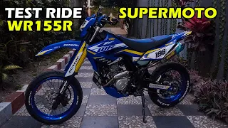 Test Ride WR155R Modifikasi Supermoto  | #Motovlogindonesia #motovlog #wr155 #wr155r