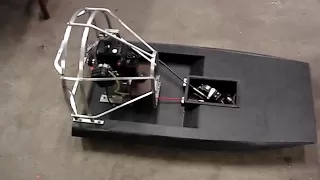 First run RC Airboat "Velocity"