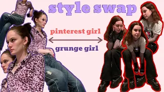 style swap with my best friend: grunge girl and pinterest style