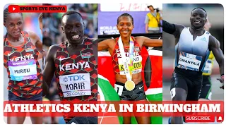 ATHLETICS KENYA TEAM IN BIRMINGHAM COMMONWEALTH GAMES 2022