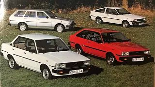 Toyota Corolla 4th Gen E70 - 1982 brochure review